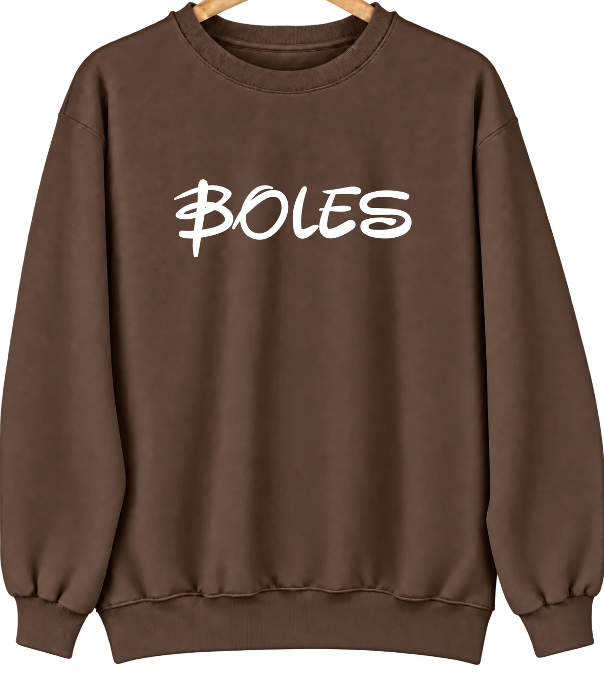 Boles, Arkansas Hometown Crewneck — Brown