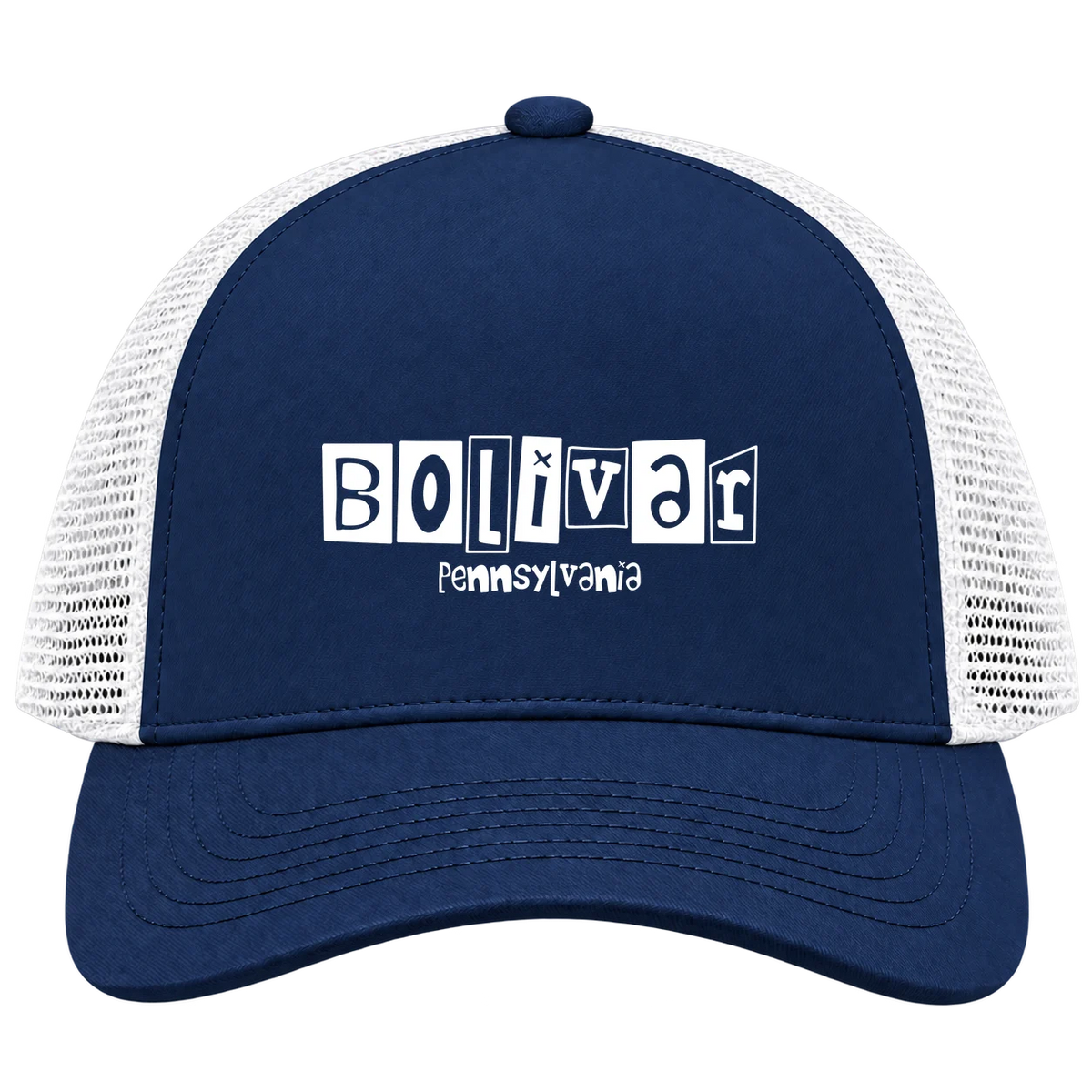 Bolivar, Pennsylvania Hometown Trucker Cap