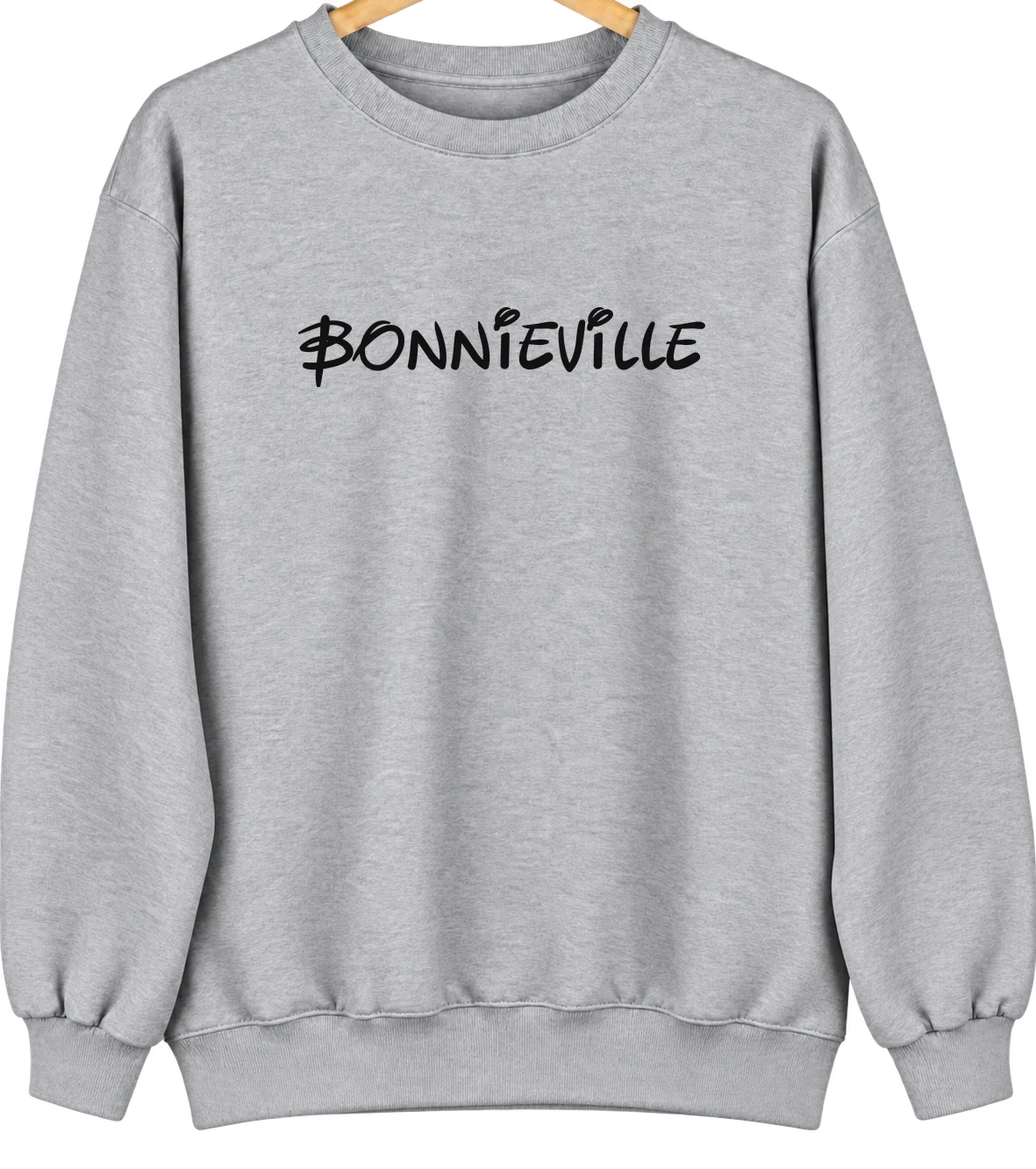 Bonnieville, Kentucky Hometown Crewneck — Sport Grey