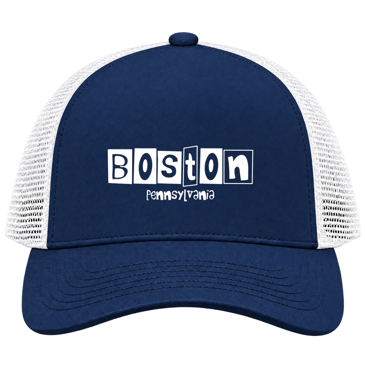 Boston, Pennsylvania Hometown Trucker Cap