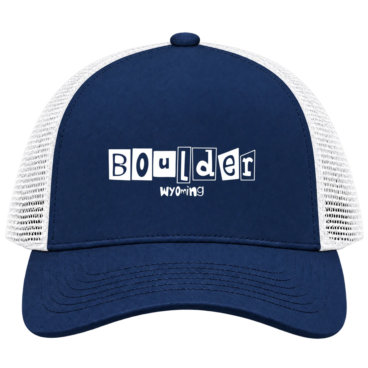 Boulder, Wyoming Hometown Trucker Cap