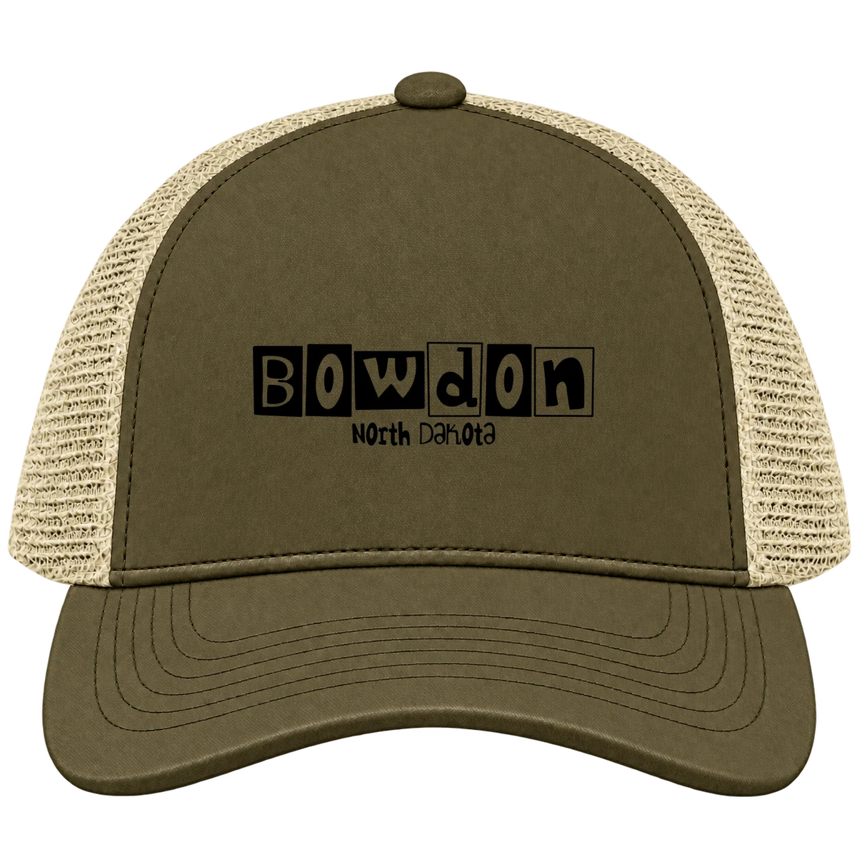 Bowdon, North Dakota Hometown Trucker Cap