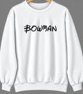 Bowman, North Dakota Hometown Crewneck — White