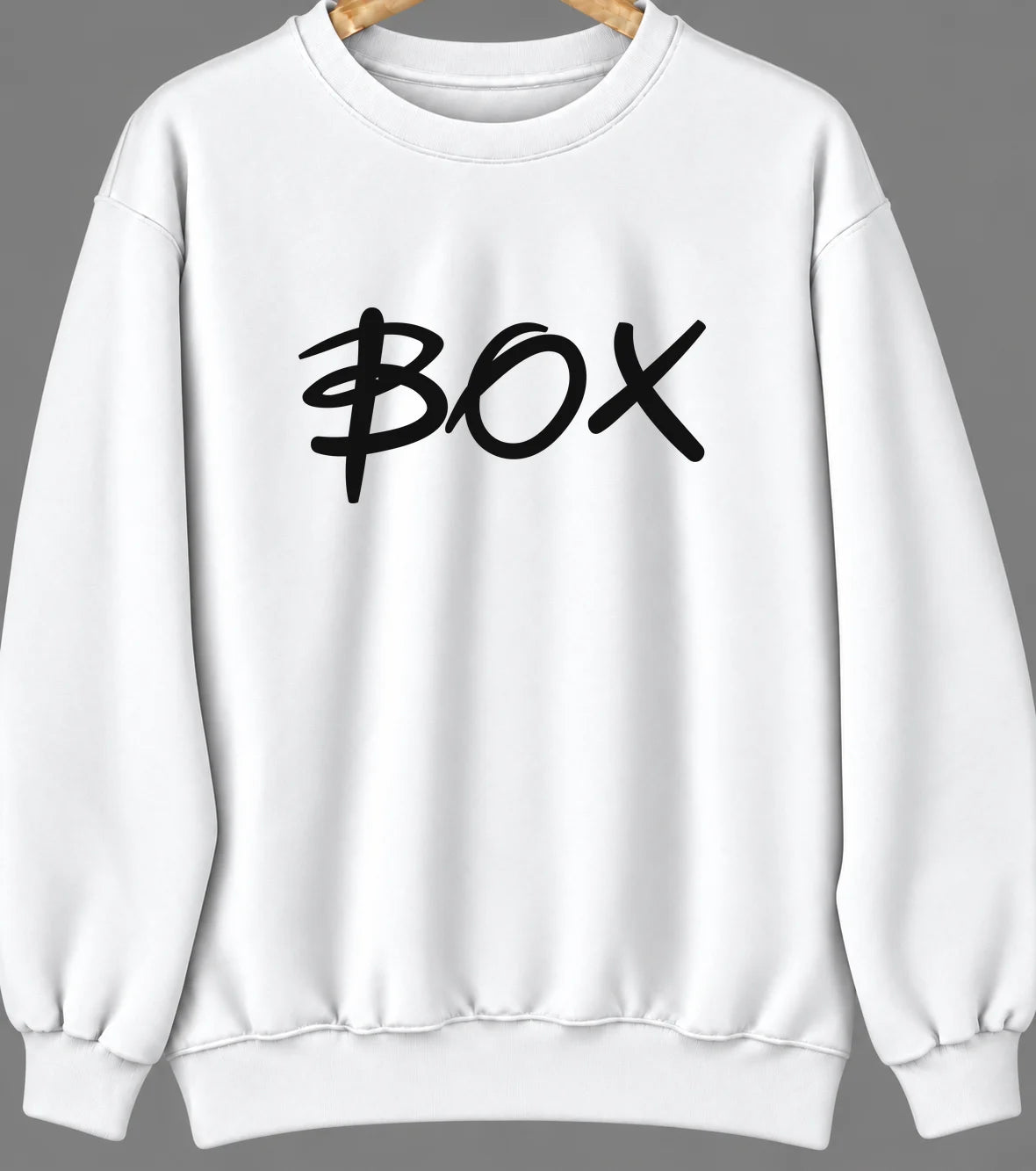 Box, Oklahoma Hometown Crewneck — White