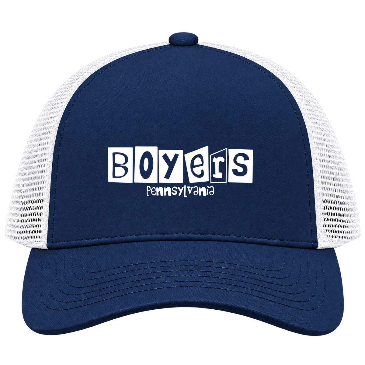 Boyers, Pennsylvania Hometown Trucker Cap