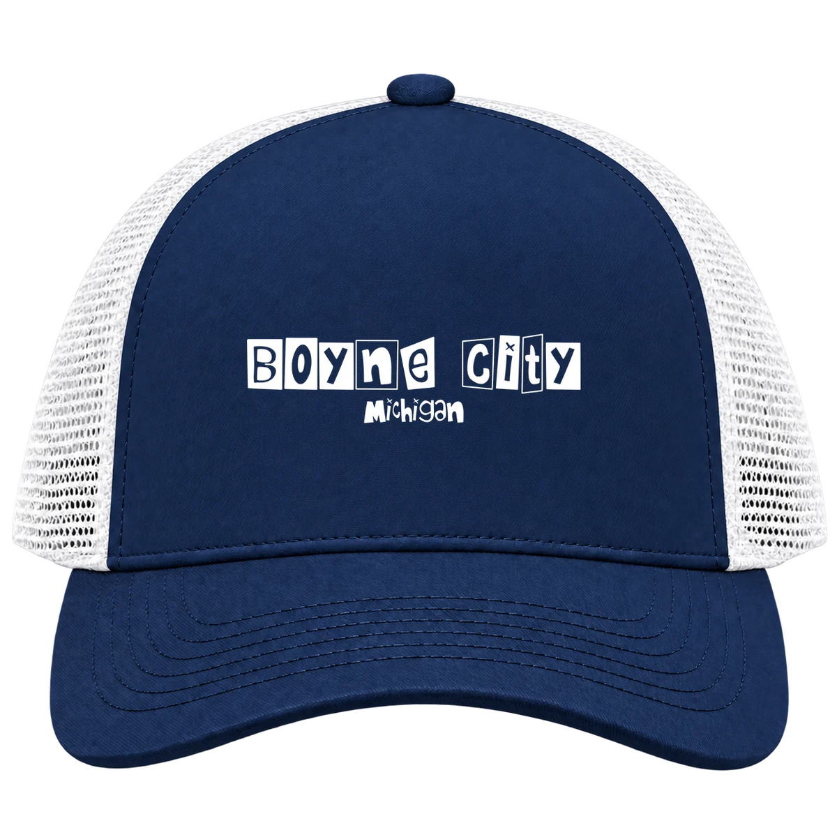 Boyne City, Michigan Hometown Trucker Cap