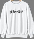 Brandt, Ohio Hometown Crewneck — White