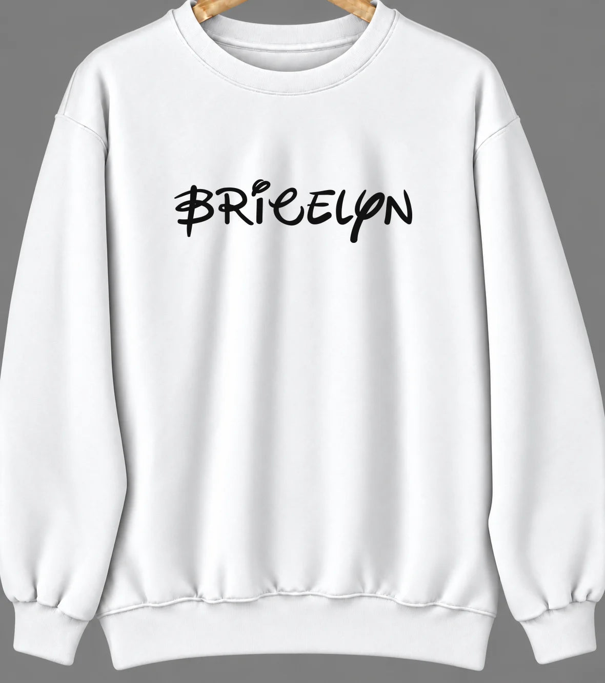 Bricelyn, Minnesota Hometown Crewneck — White