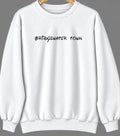Bridgewater Town, Massachusetts Hometown Crewneck — White