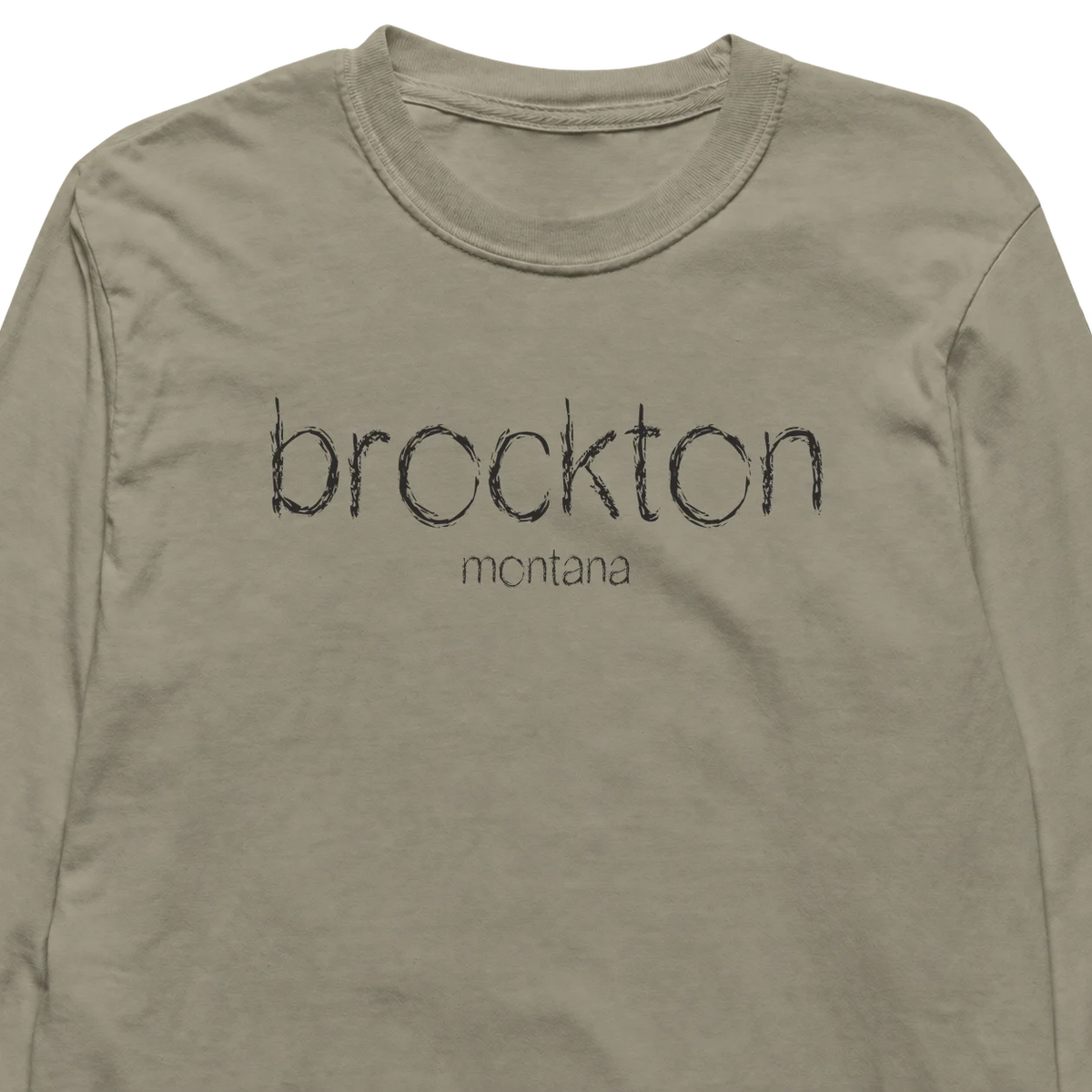 Brockton, Montana Hometown Long-Sleeve