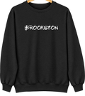 Brookston, Minnesota Hometown Crewneck — Black
