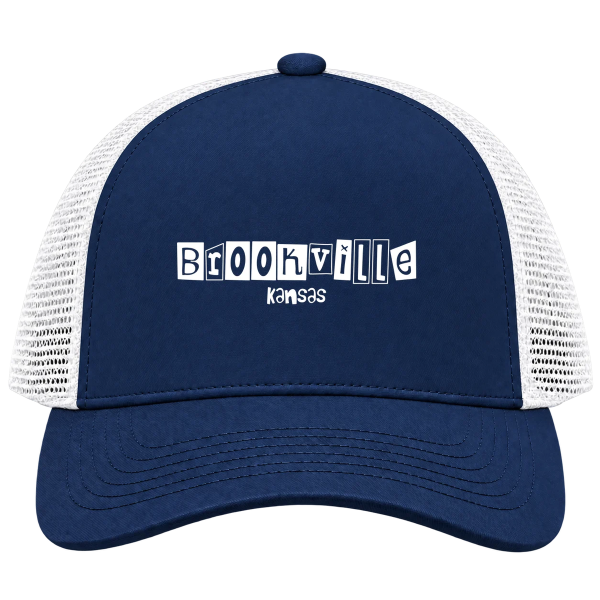 Brookville, Kansas Hometown Trucker Cap
