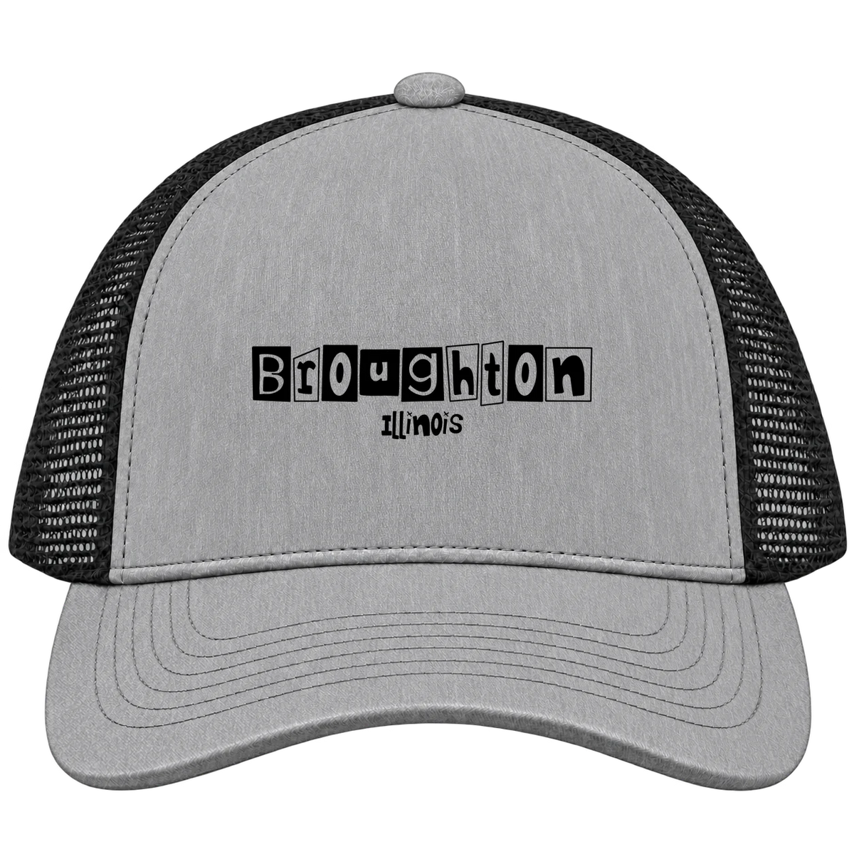 Broughton, Illinois Hometown Trucker Cap