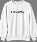 Brownstown, Illinois Hometown Crewneck — White