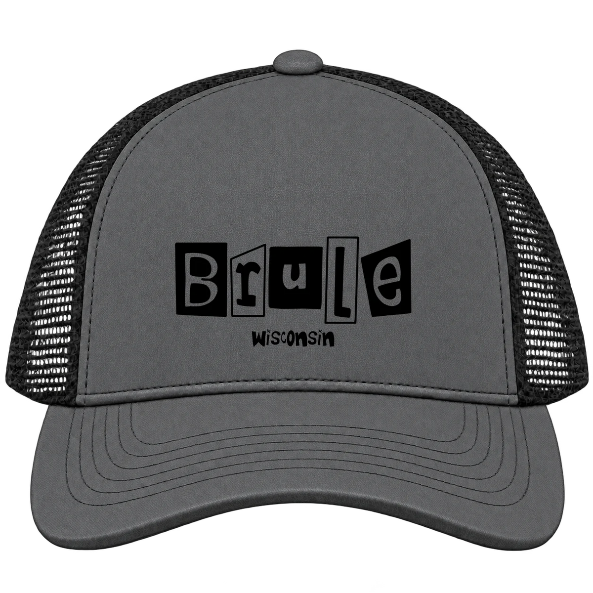 Brule, Wisconsin Hometown Trucker Cap