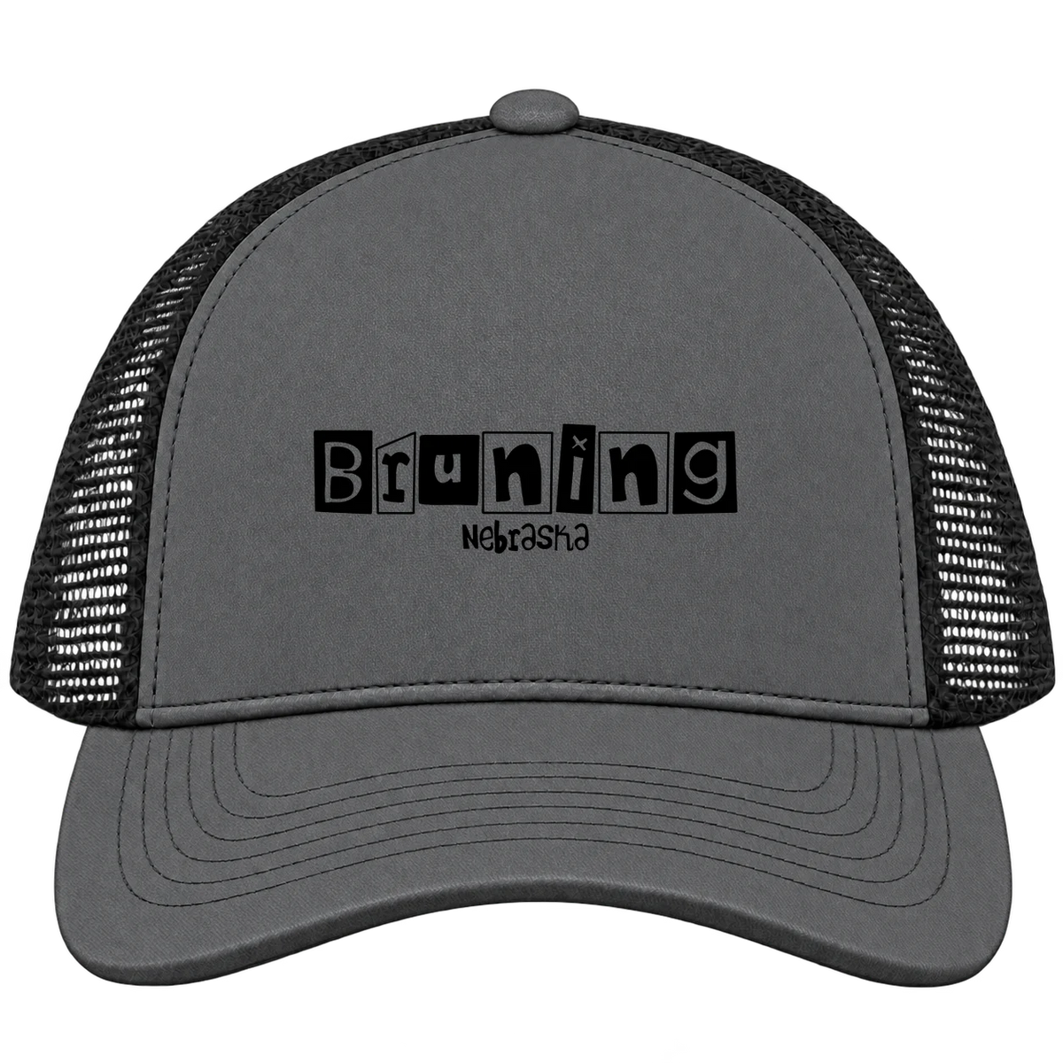 Bruning, Nebraska Hometown Trucker Cap