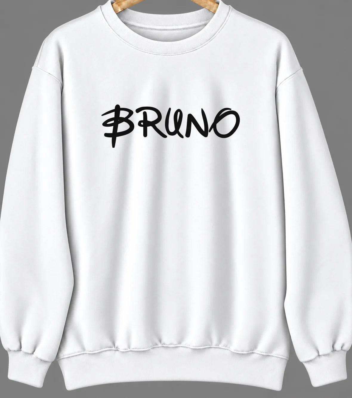 Bruno, Nebraska Hometown Crewneck — White