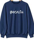 Bucklin, Kansas Hometown Crewneck — Navy