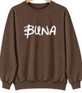 Buna, Texas Hometown Crewneck — Brown