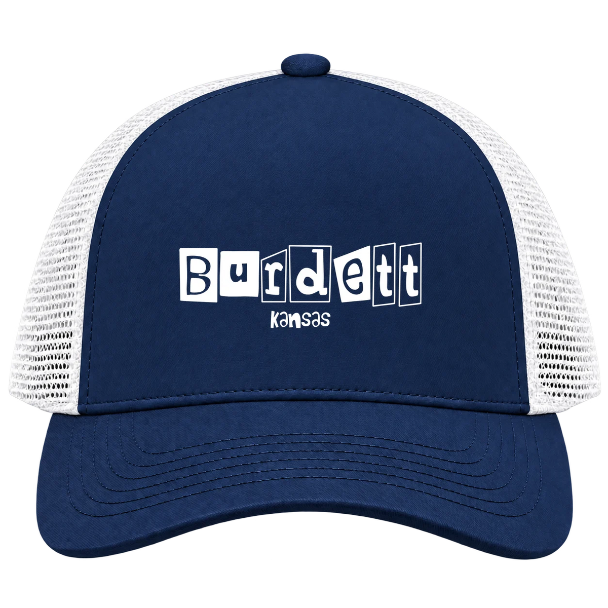 Burdett, Kansas Hometown Trucker Cap