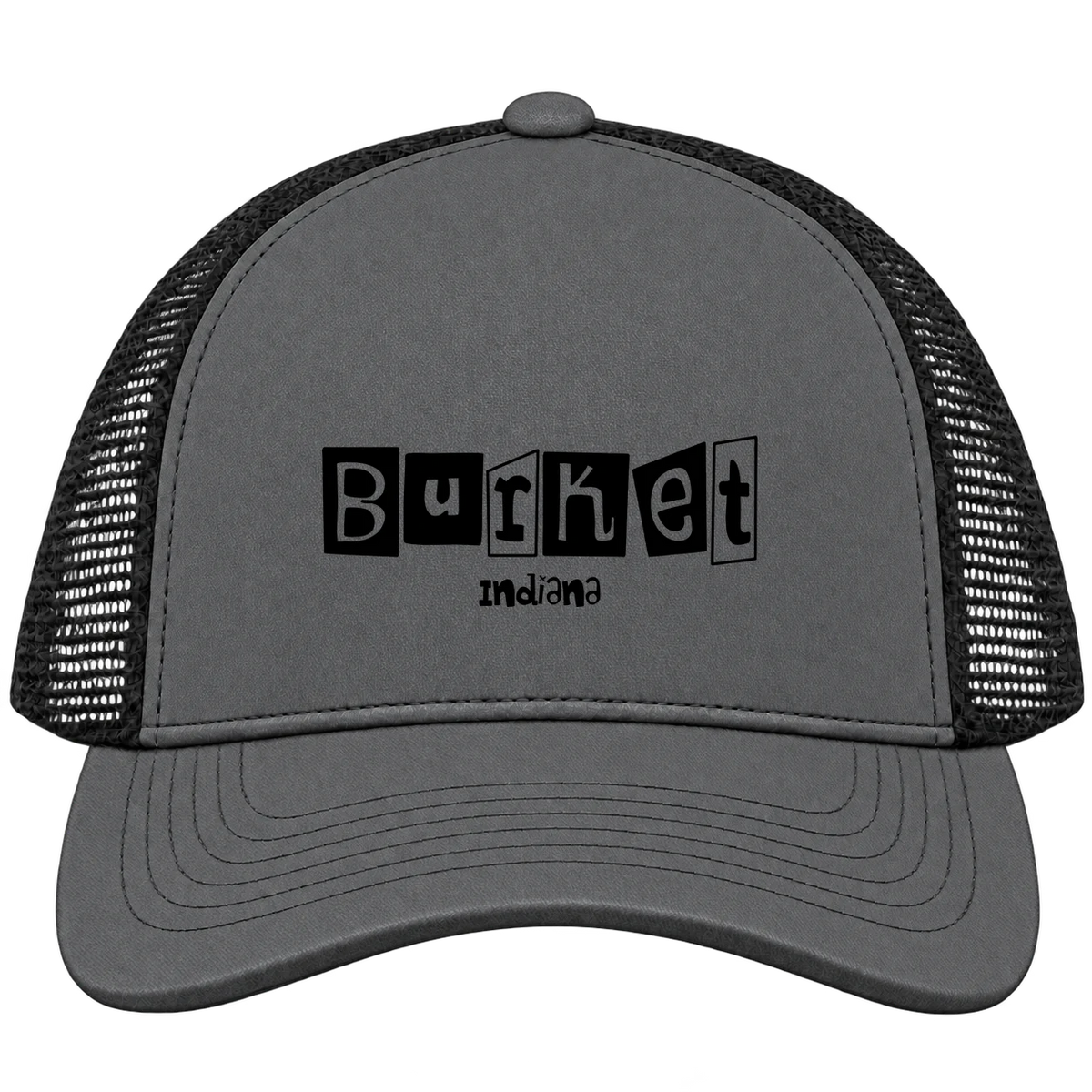 Burket, Indiana Hometown Trucker Cap