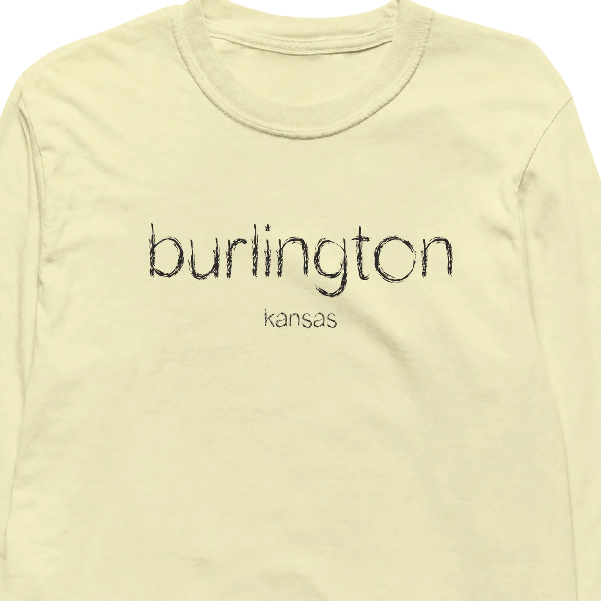 Burlington, Kansas Hometown Long-Sleeve