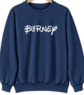 Burney, California Hometown Crewneck — Navy