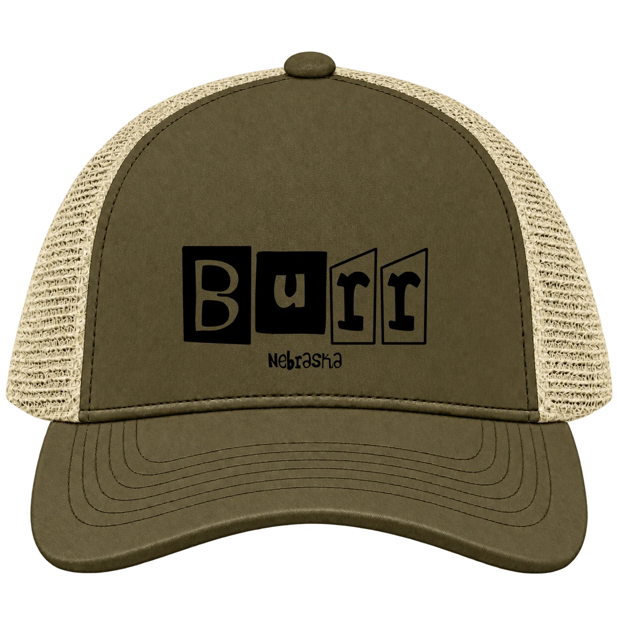 Burr, Nebraska Hometown Trucker Cap