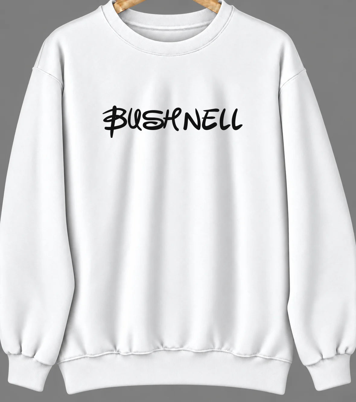 Bushnell, Florida Hometown Crewneck — White