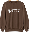 Butte, North Dakota Hometown Crewneck — Brown