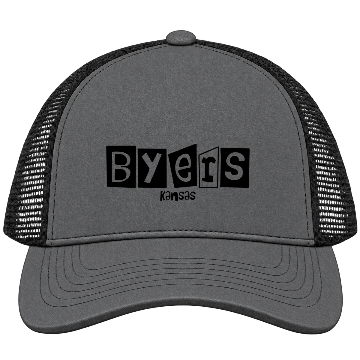Byers, Kansas Hometown Trucker Cap