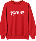 Byram, Connecticut Hometown Crewneck — Red