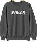 Dallas, Texas Hometown Crewneck — Dark Heather
