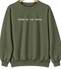 Cañada de los Alamos, New Mexico Hometown Crewneck — Military Green