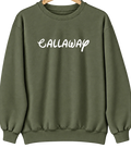 Callaway, Minnesota Hometown Crewneck — Military Green