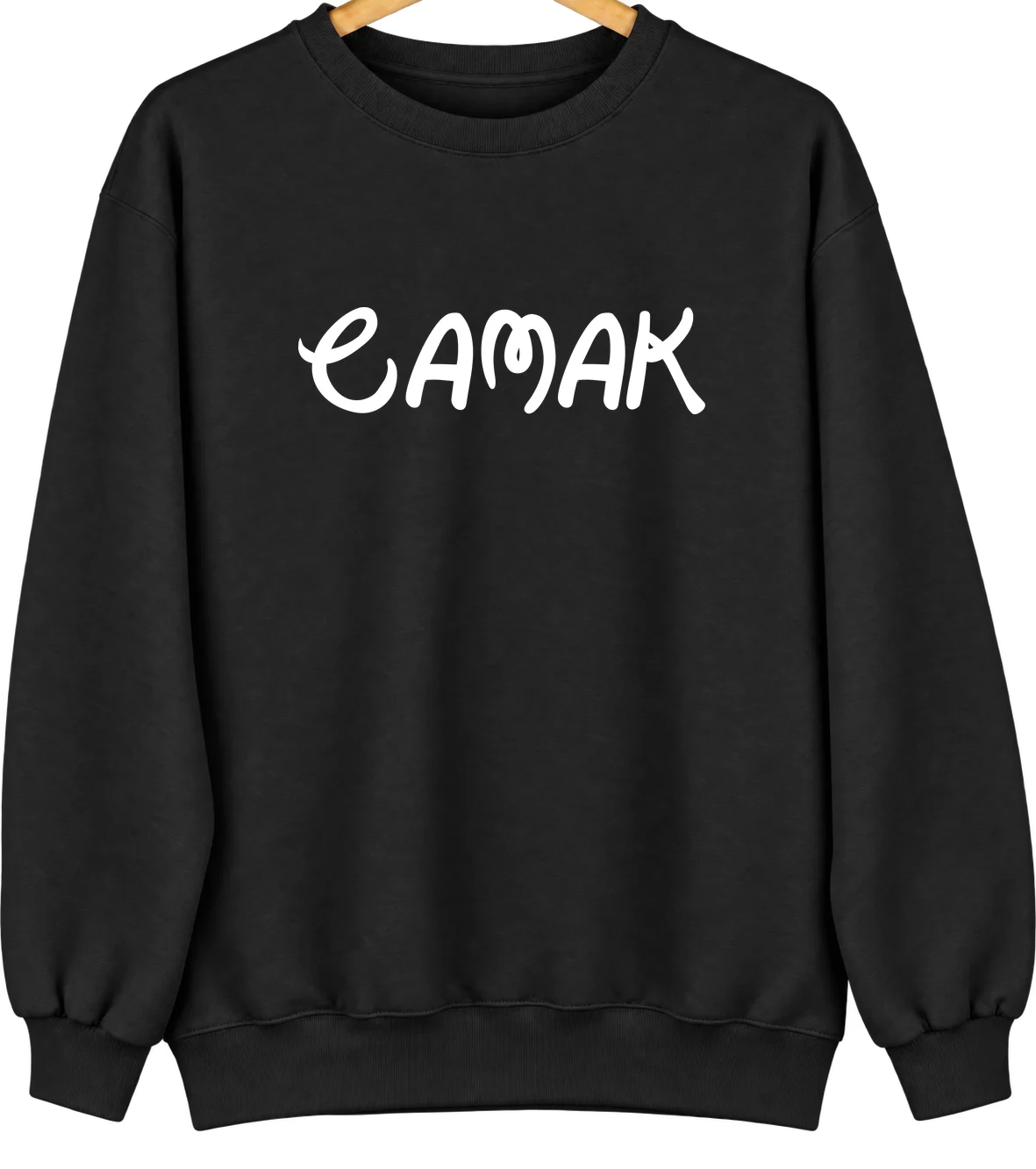 Camak, Georgia Hometown Crewneck — Black