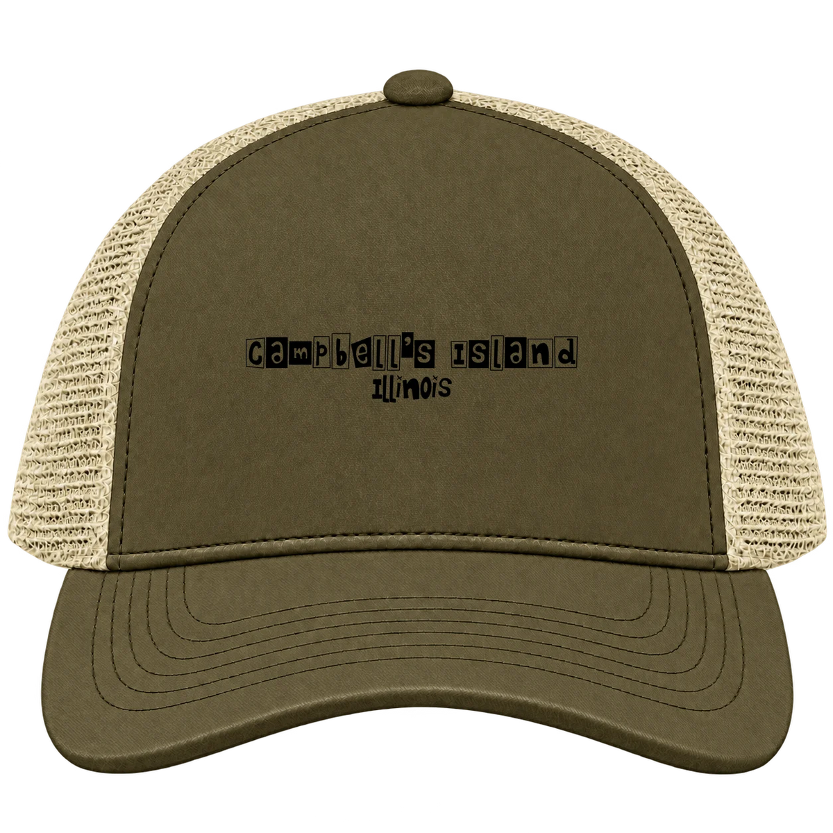 Campbell's Island, Illinois Hometown Trucker Cap