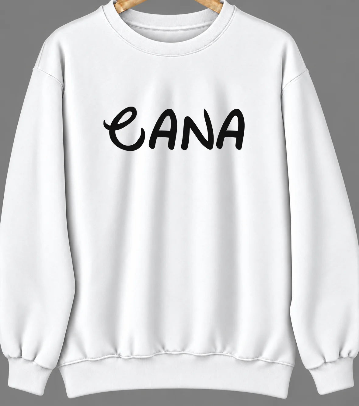 Cana, Virginia Hometown Crewneck — White