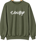 Canby, Minnesota Hometown Crewneck — Military Green