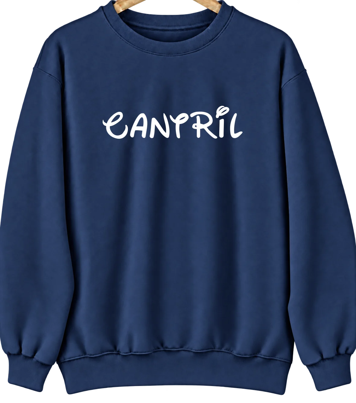 Cantril, Iowa Hometown Crewneck — Navy