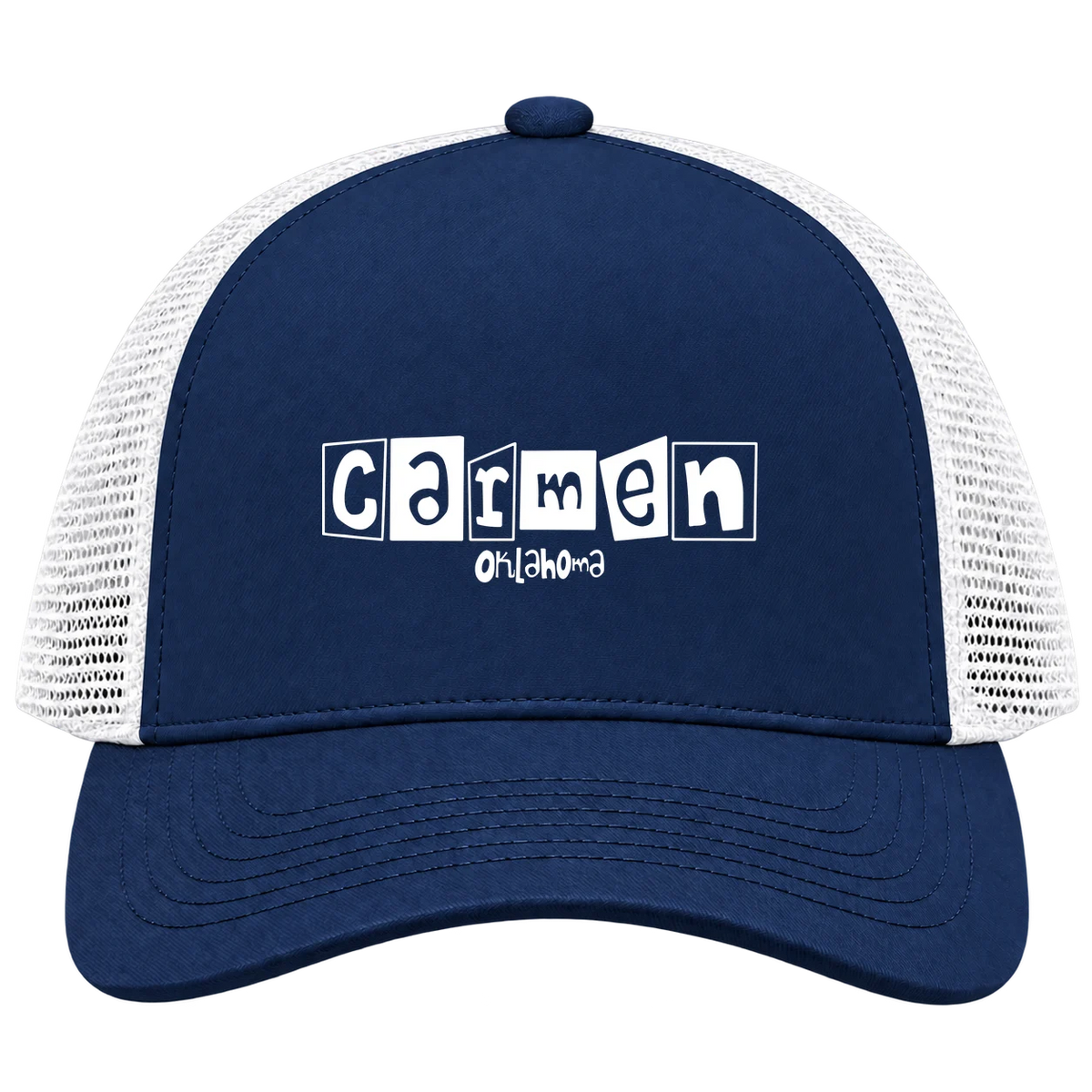 Carmen, Oklahoma Hometown Trucker Cap