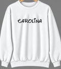 Carolina, Alabama Hometown Crewneck — White
