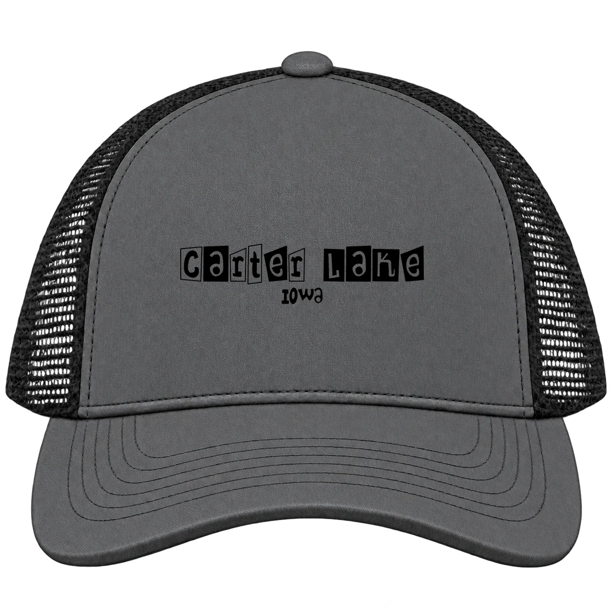 Carter Lake, Iowa Hometown Trucker Cap