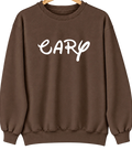 Cary, Illinois Hometown Crewneck — Brown