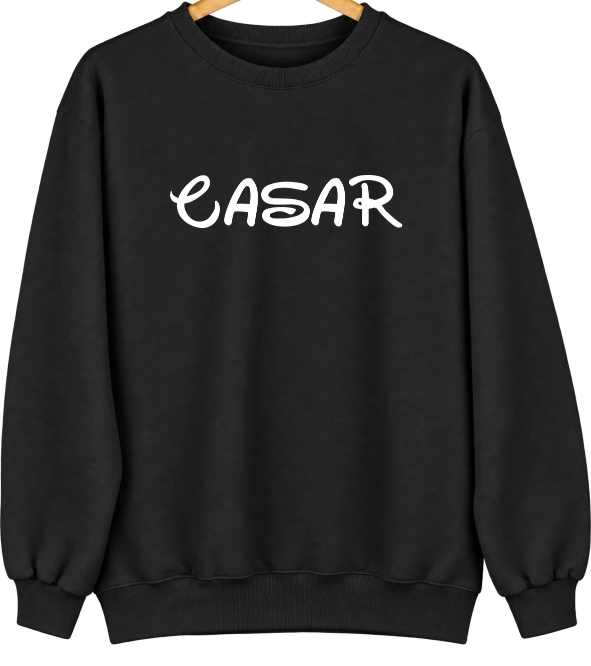 Casar, North Carolina Hometown Crewneck — Black