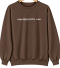 Cascade-Chipita Park, Colorado Hometown Crewneck — Brown