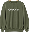 Cascade, Wisconsin Hometown Crewneck — Military Green