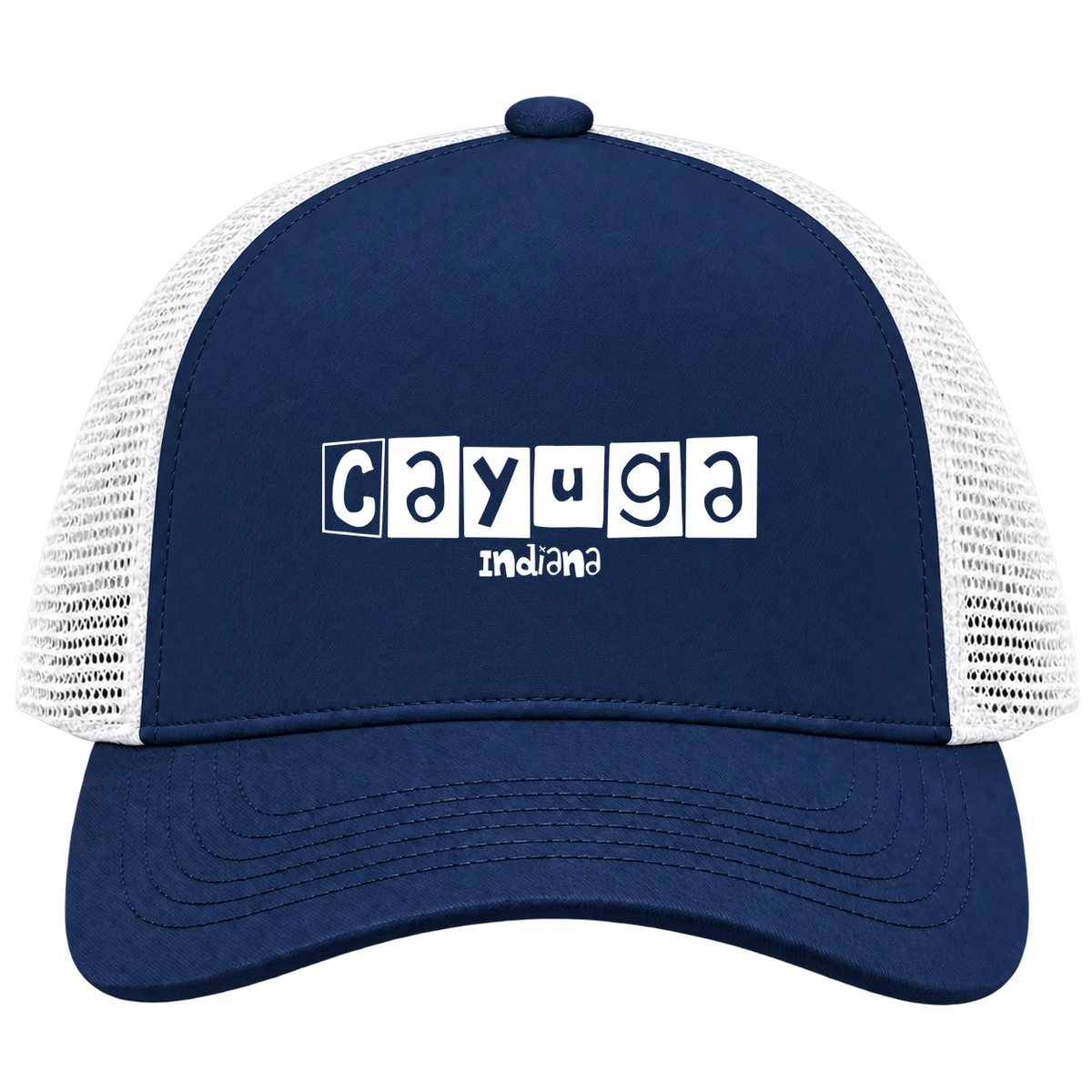Cayuga, Indiana Hometown Trucker Cap