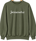 Jacksonville, North Carolina Hometown Crewneck — Military Green