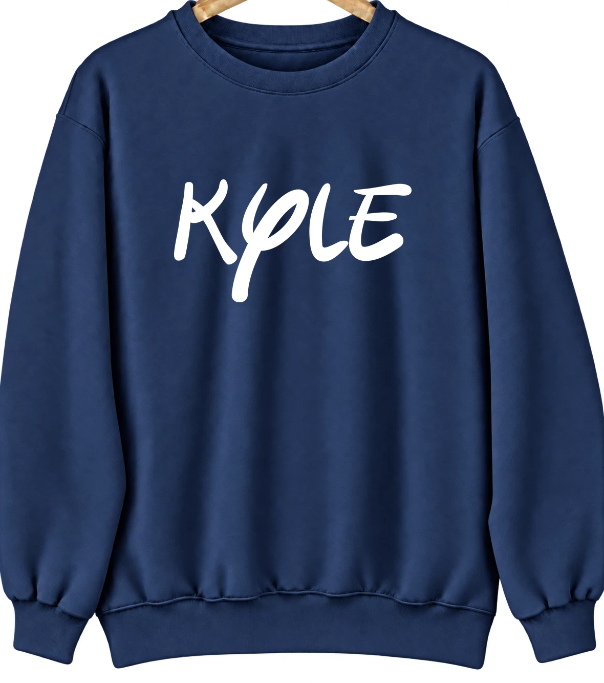 Kyle, Texas Hometown Crewneck — Navy